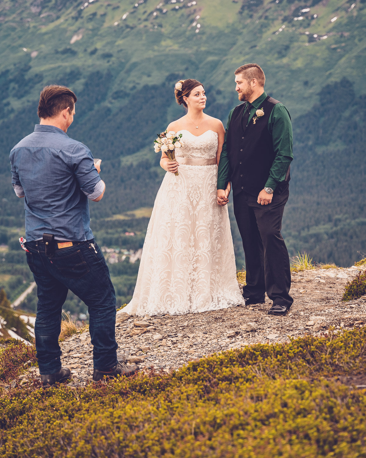 Alyeska Alaska adventure elopement