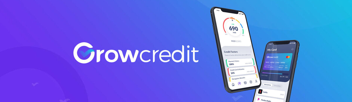 Two phones with Growcredit app