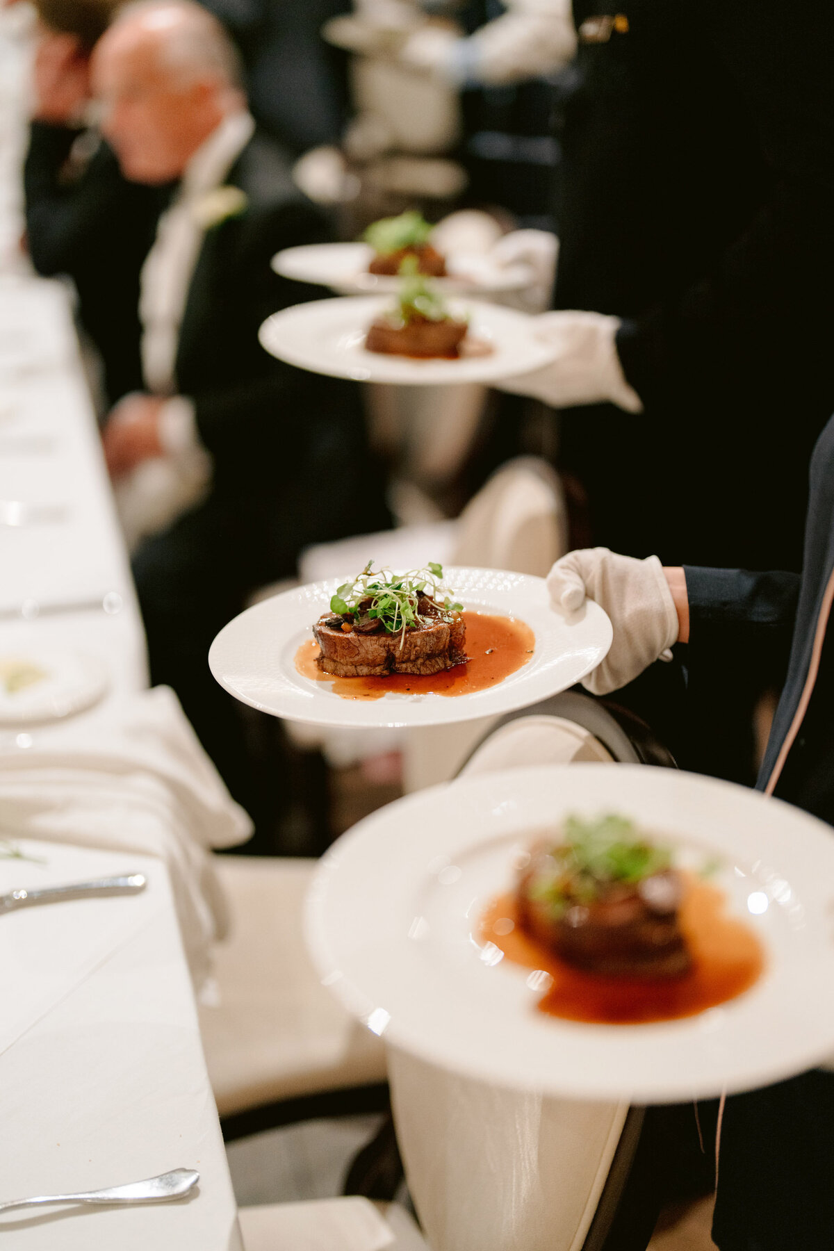 the wedding breakfast is served