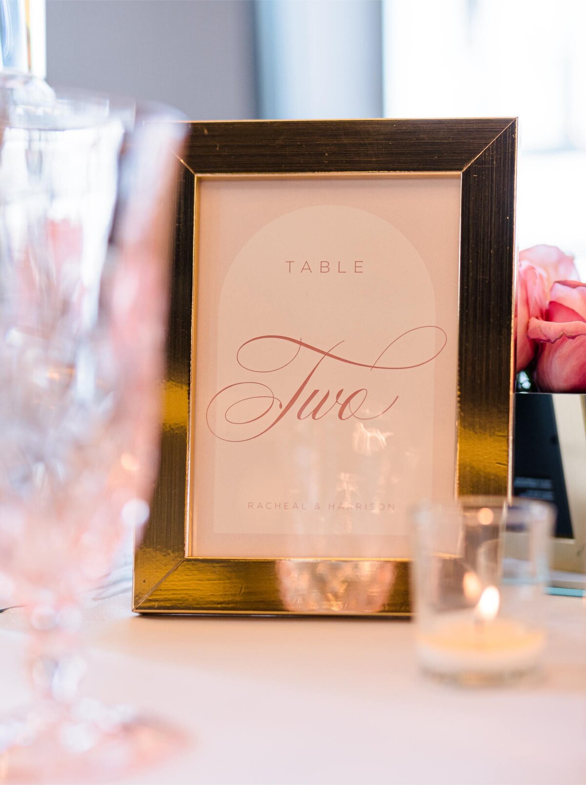 Elevated Elegance Style Shoot Table Number