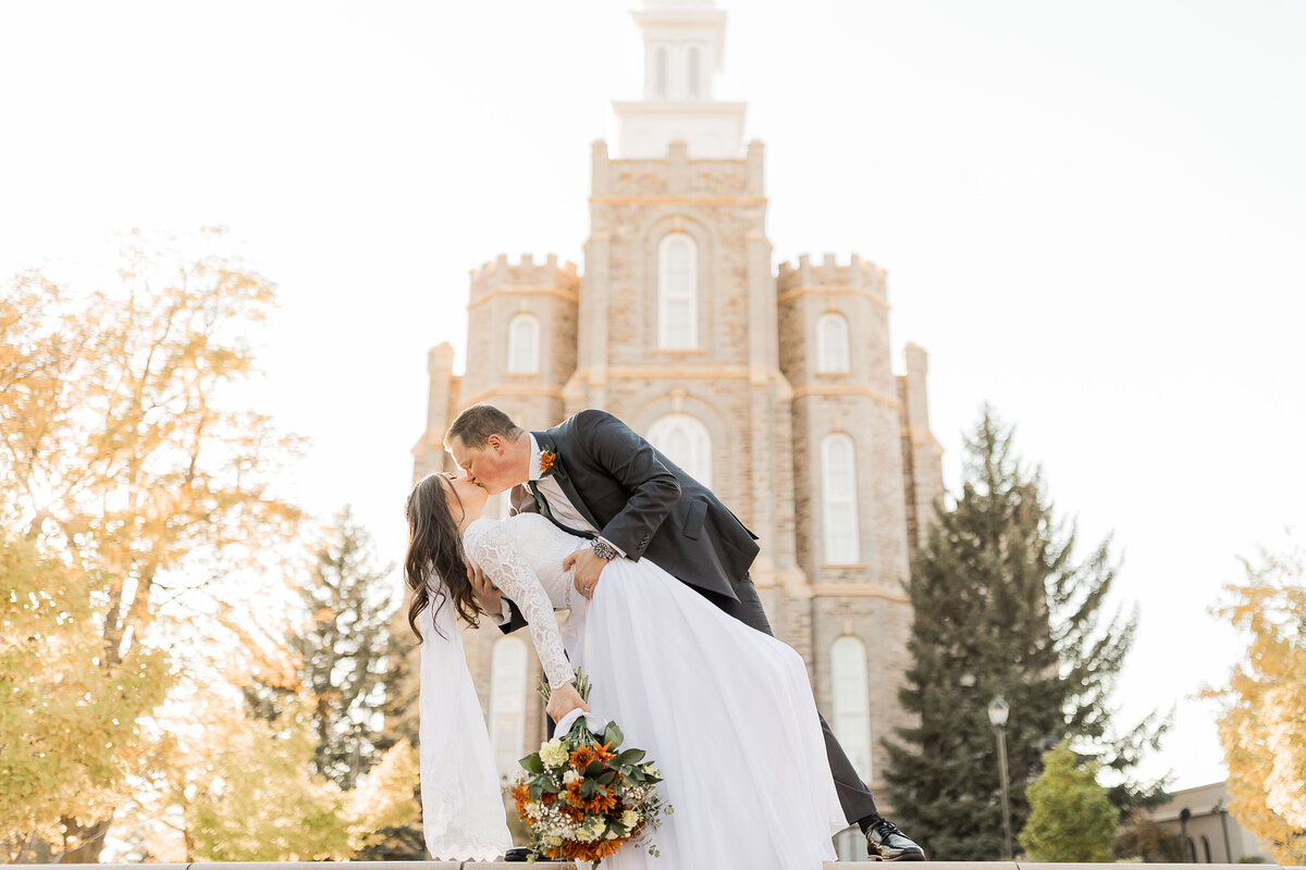 Logan, Utah Temple  Bridals taken by Robin Kunzler Photo