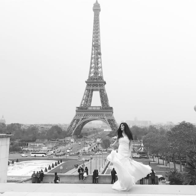 Destination wedding photography - Tour Eiffel - Trocadero - Paris