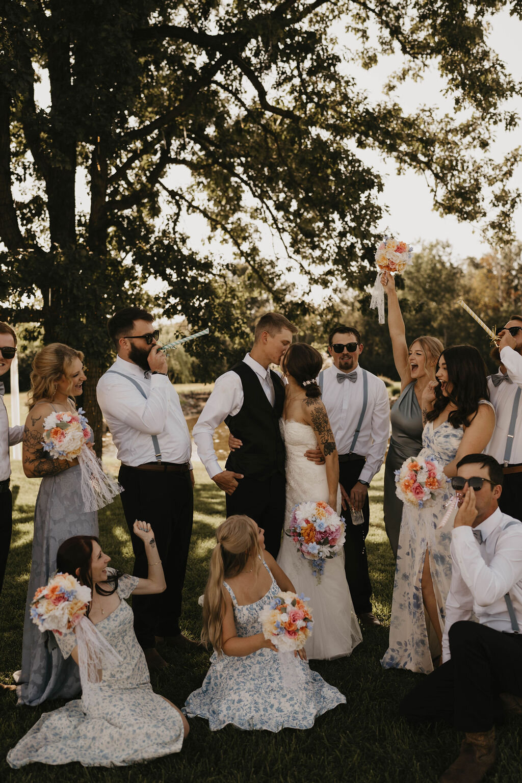 Pleasant Pastures Events Minnesota Wedding Venue outdoor ceremony budget friendly engaged couples