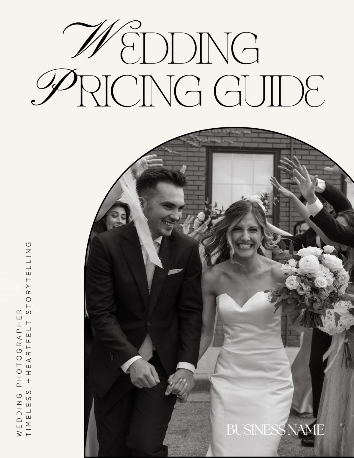 Modern Wedding Photography Pricing Guide Template