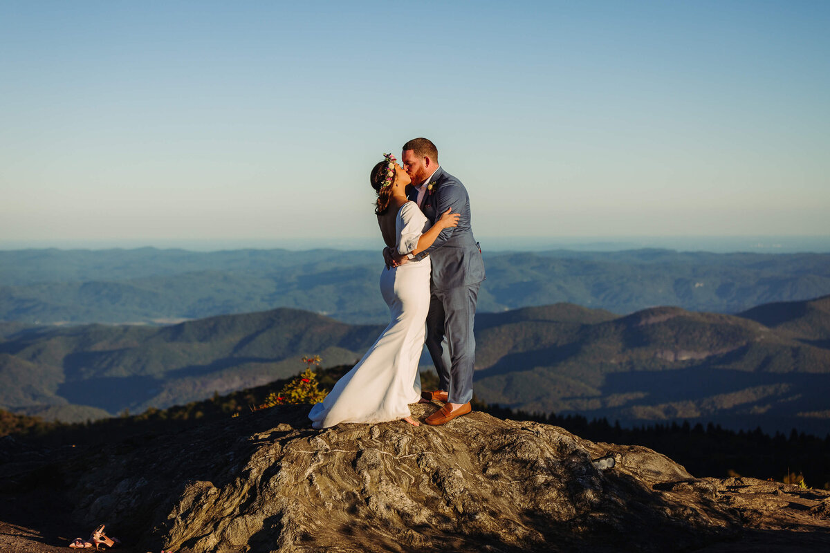 Black-Balsam-NC-Sunset-Elopement-68