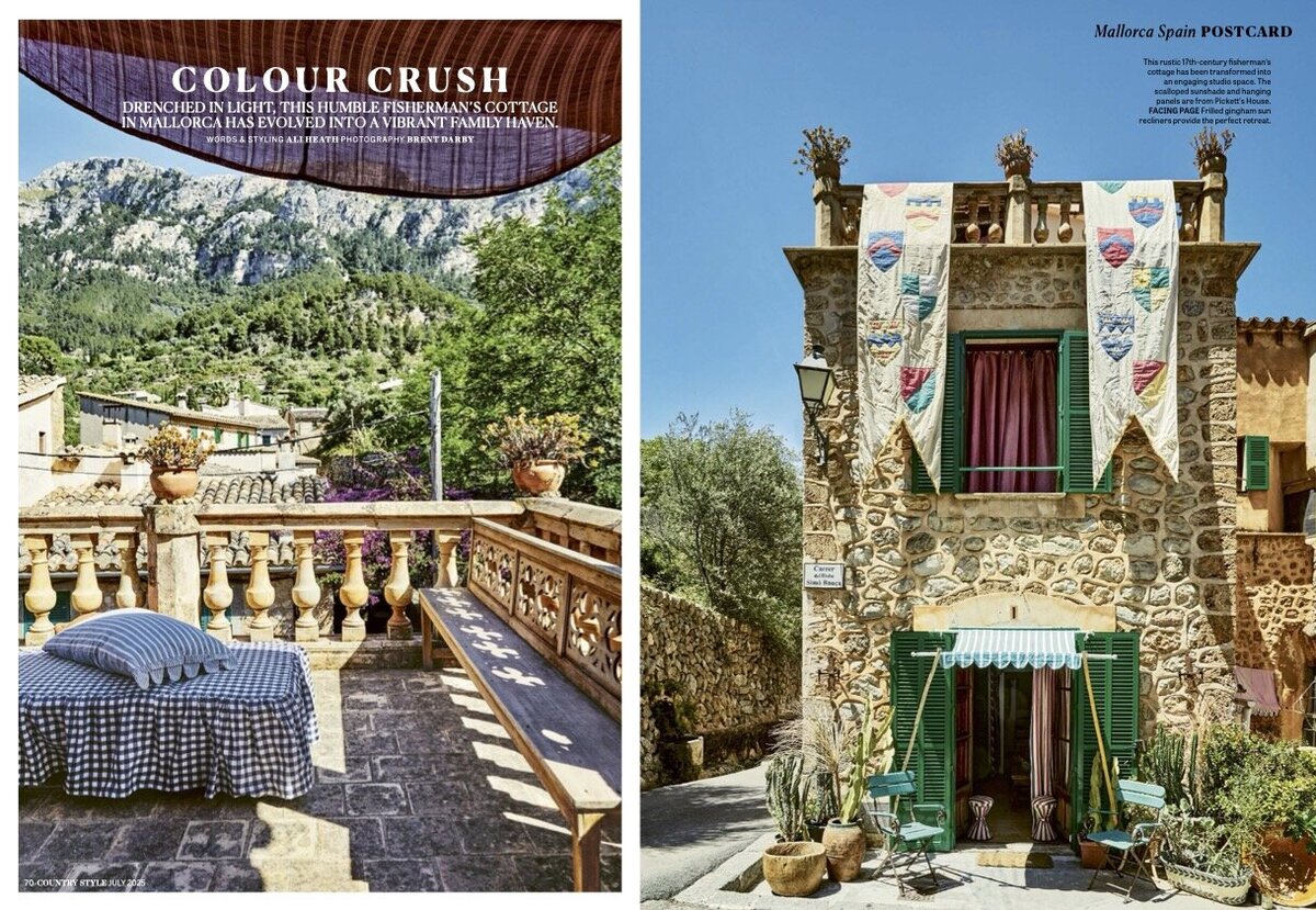 Country Style July Postcard Mallorca1