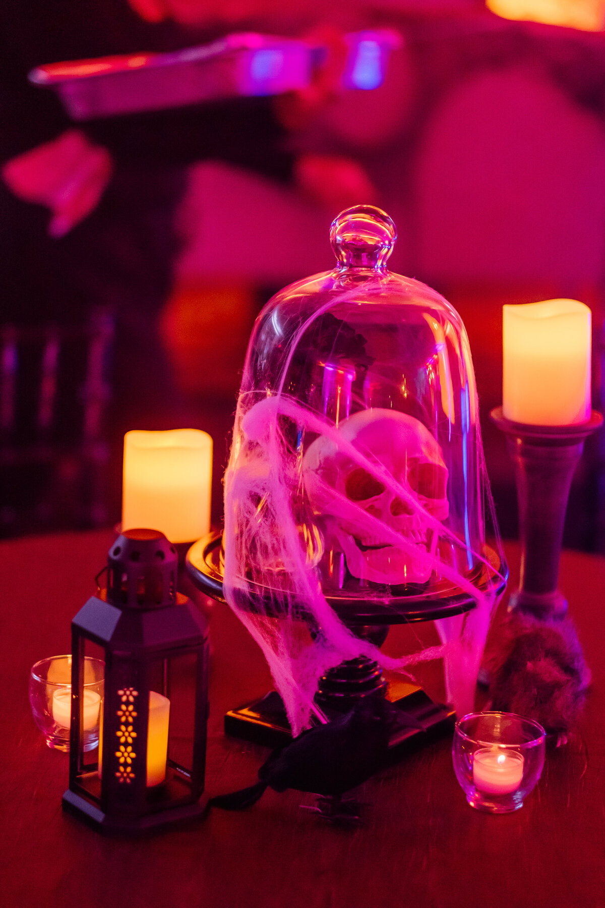 26 - St. Petersburg Halloween Wedding Reception Centerpiece - Tampa Bay Wedding Planner