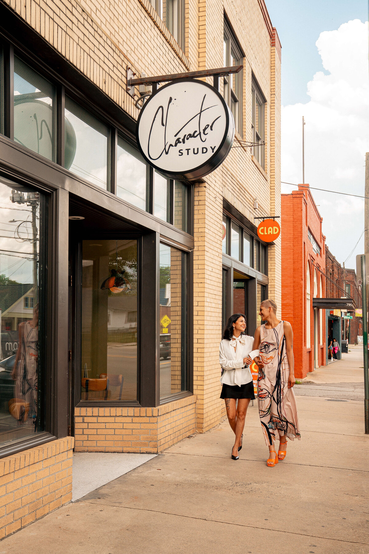 Ladies night out at Character Study in Asheville, NC