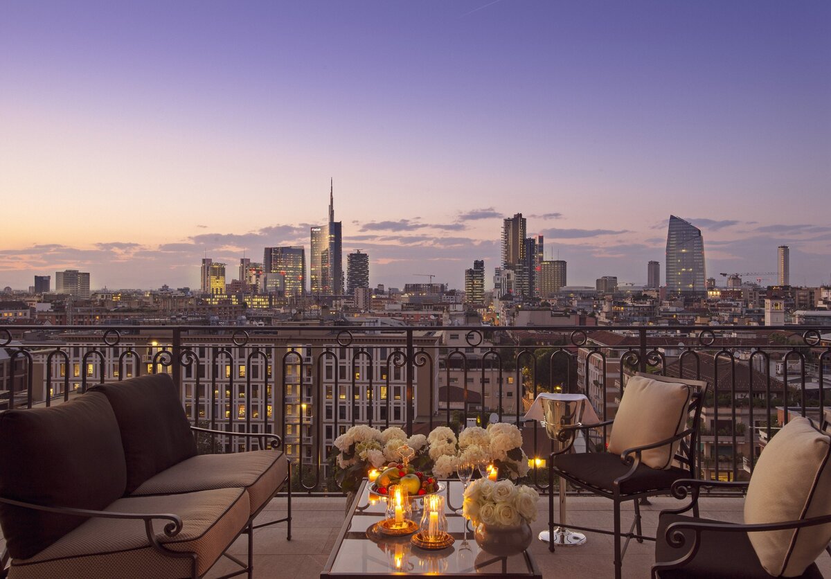 Palazzo Parigi Hotel Grand Spa - Milan - Luxury Boutique Hotel -Penthouse Suite view
