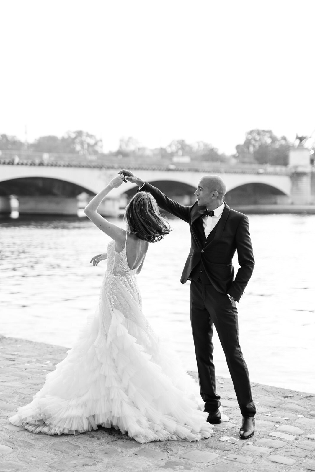Modern Film Wedding Photography in Paris France 36