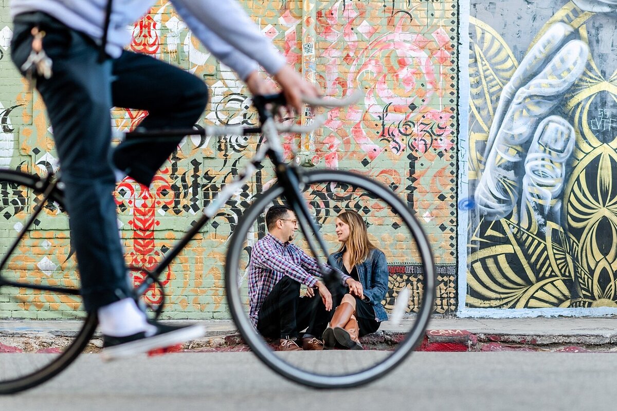 Engagement Photos in Los Angeles Art District