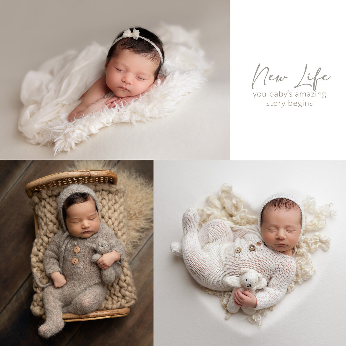 newborn on white, newborn on tiny bed, newborn session, newborn baby posed in heart bowl