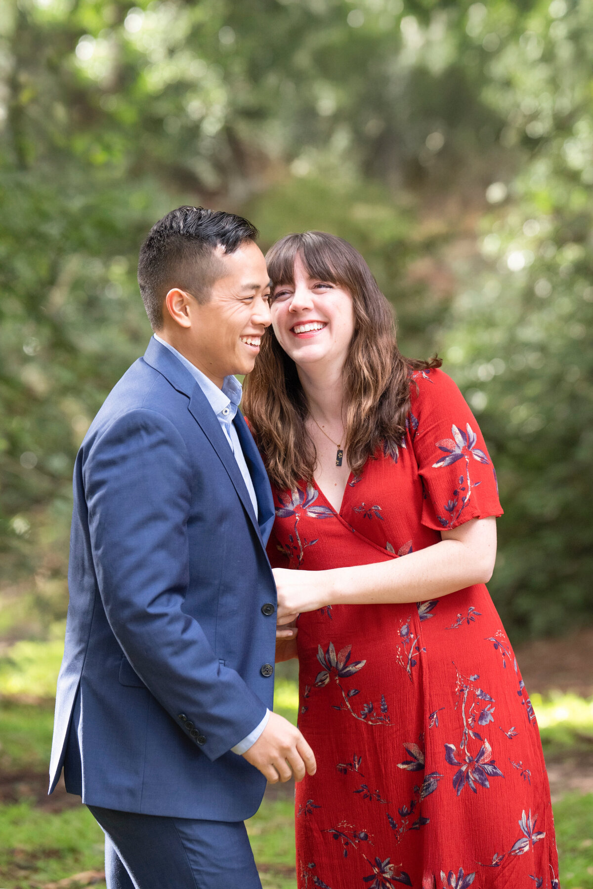 Kosuke & Chelsea  Engagement Portraits_ California Redwoods _07