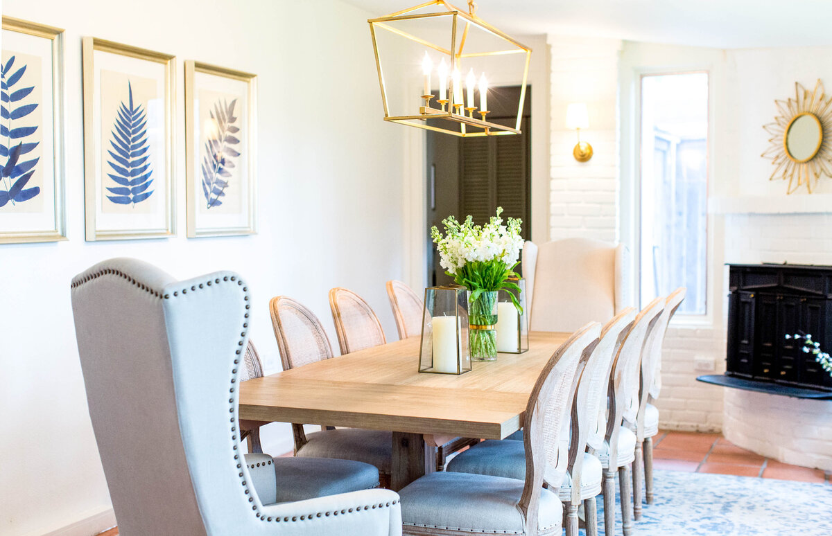 Timeless, classic dining room