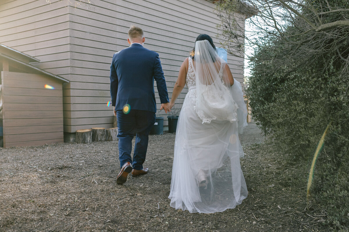 A wedding at the Environmental Nature Center in Newport Beach, CA