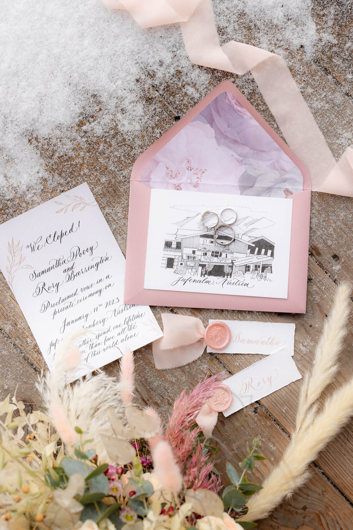 Winter Elopement Photography Austria