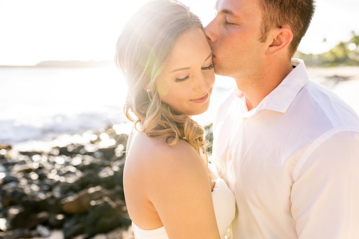 Kauai bride and groom