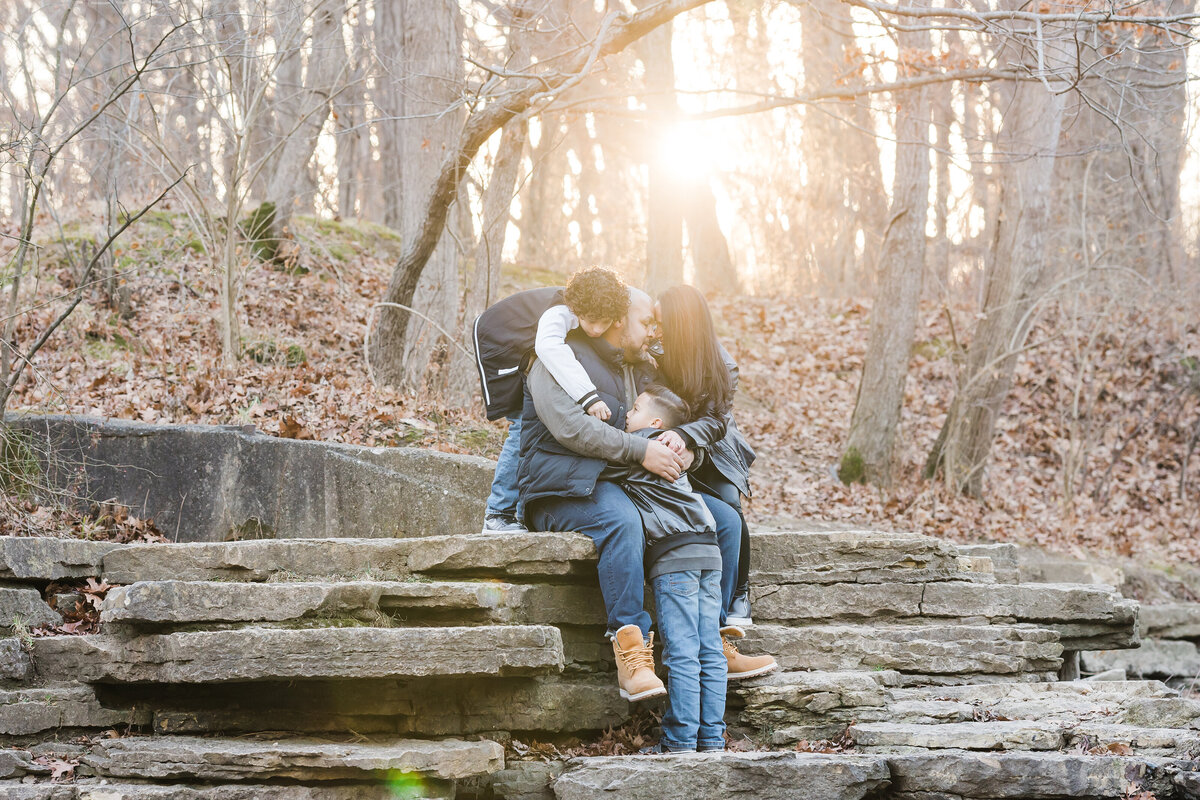 Lockport Family Photographer, Waterfall Glenn Family Portraits