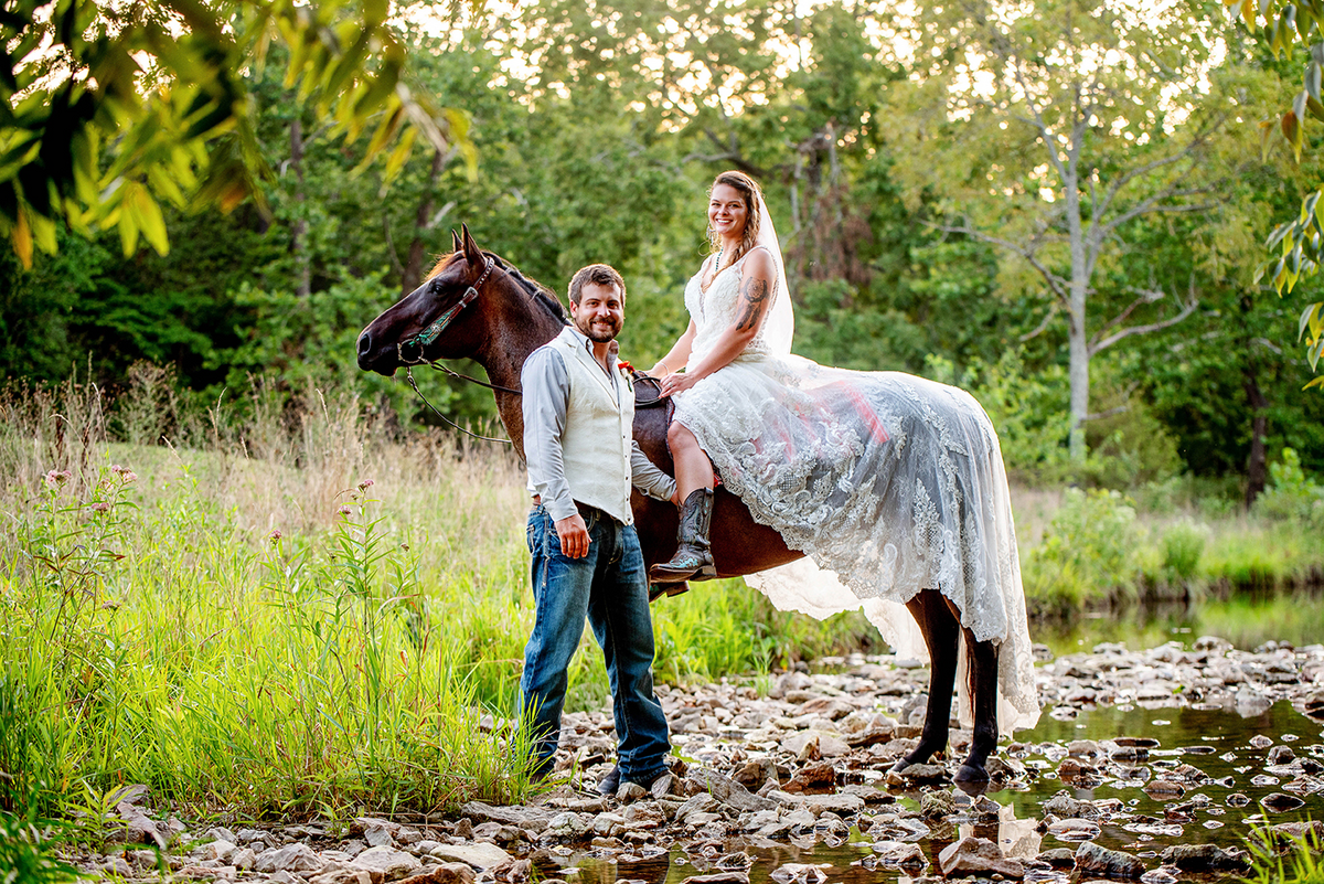 horse Wedding Photography Springfield MO