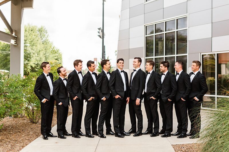 Classic Wedding at City Church of Evansville with Reception at ECC114