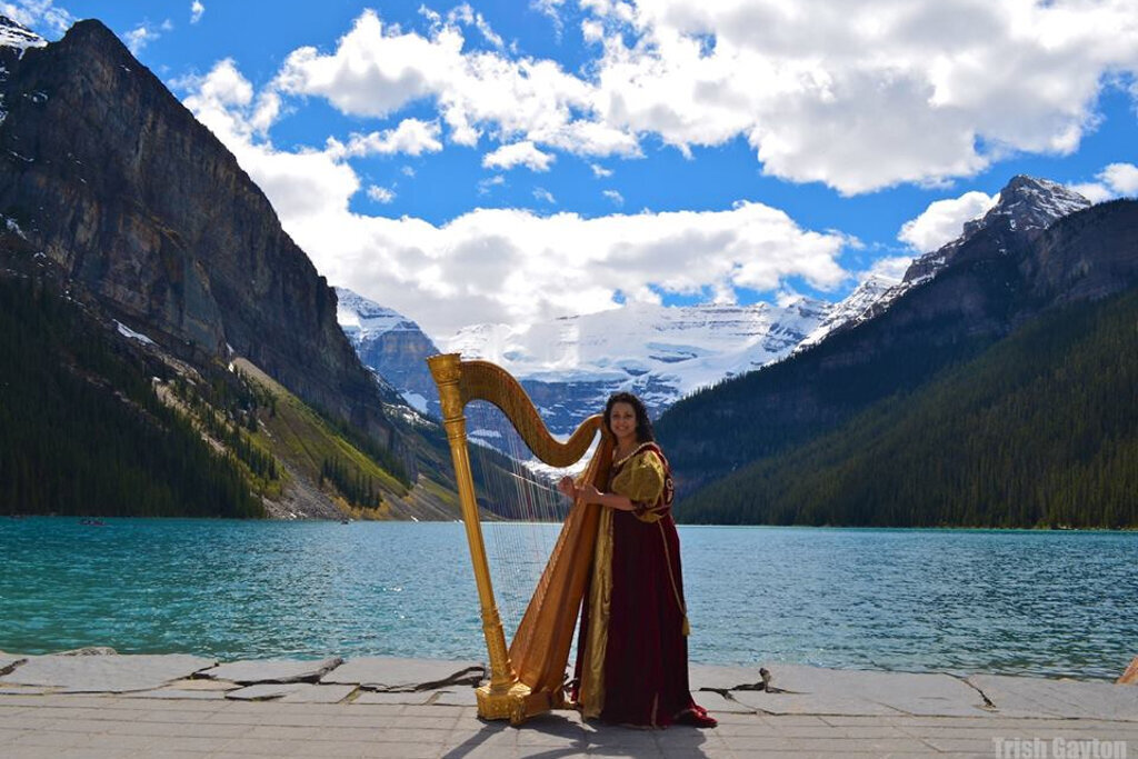 Harp Angel - Harpist, classical wedding musician based in Calgary, BC. Featured on the Brontë Bride Vendor Guide.