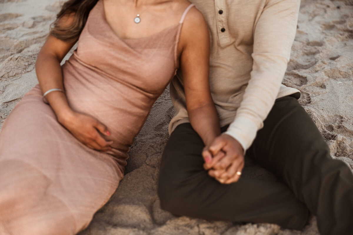 Santa Monica Beach Maternity Photography 117