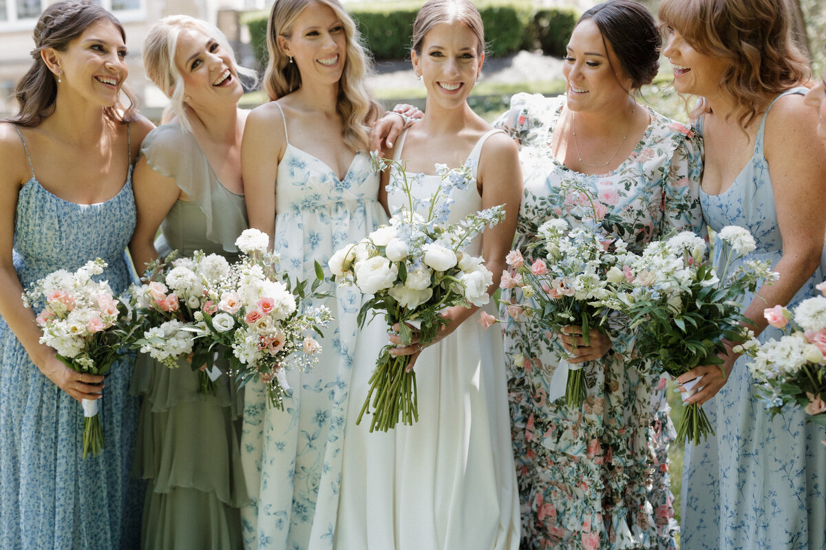 Indianapolis wedding photographer floral bouquet detail