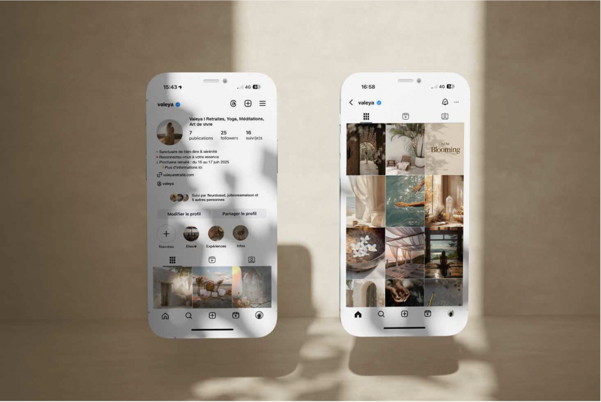 Mockup iPhone Valeya par Elodie Amandine Creative