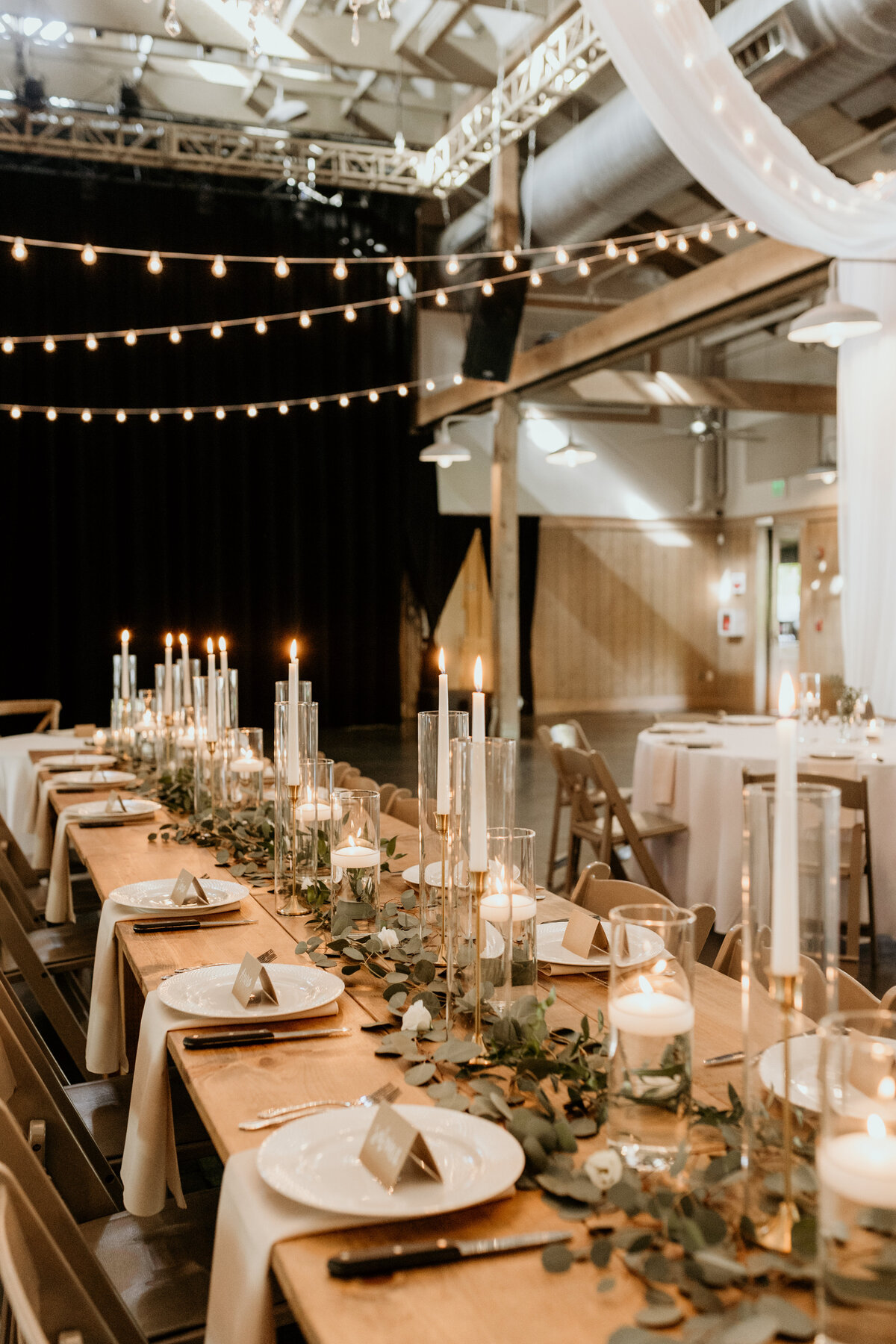 head table different angle