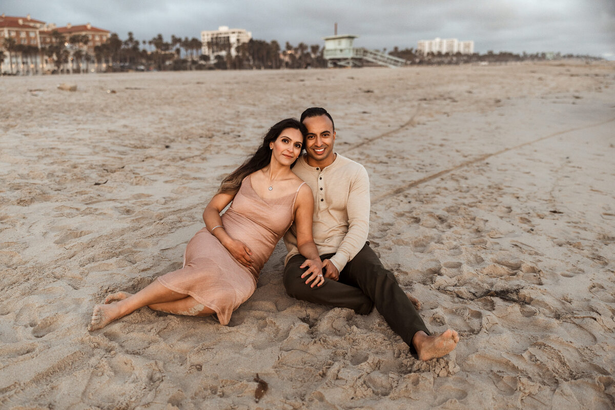 Santa Monica Beach Maternity Photography 115