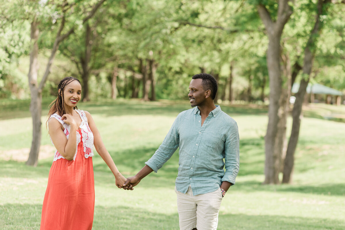 couple in a park
