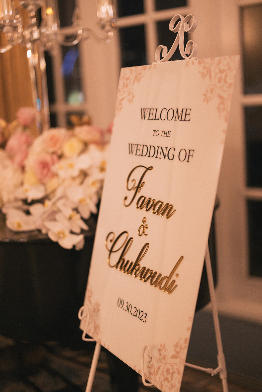 Fairmont Hotel Edmonton Wedding Sign