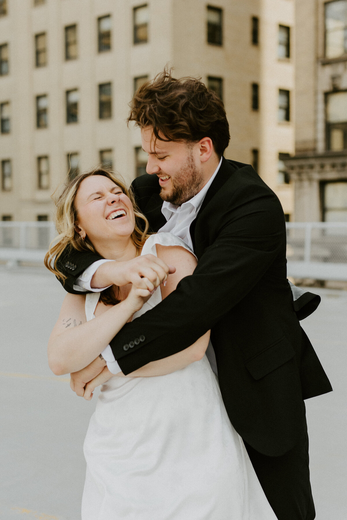Downtown Pittsburgh engagement session