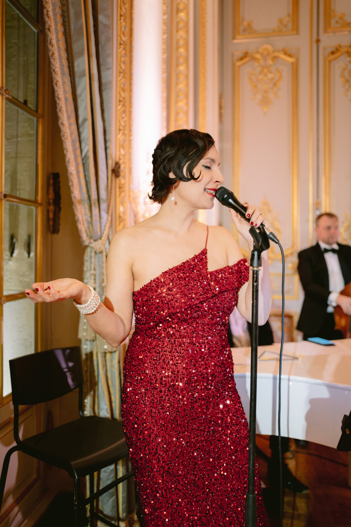The captivating scene captured by renowned photographer Matteo Coltro at the luxurious Shangri La Hotel & Ritz Paris Hotel in Paris, France is truly enchanting. To enhance this moment, you can consider adding Zen Film Works as videographers to capture the magic of the scene in motion. With their expertise in videography, they can bring an extra layer of cinematic allure to this glamorous setting, ensuring that every detail is beautifully documented for eternity.