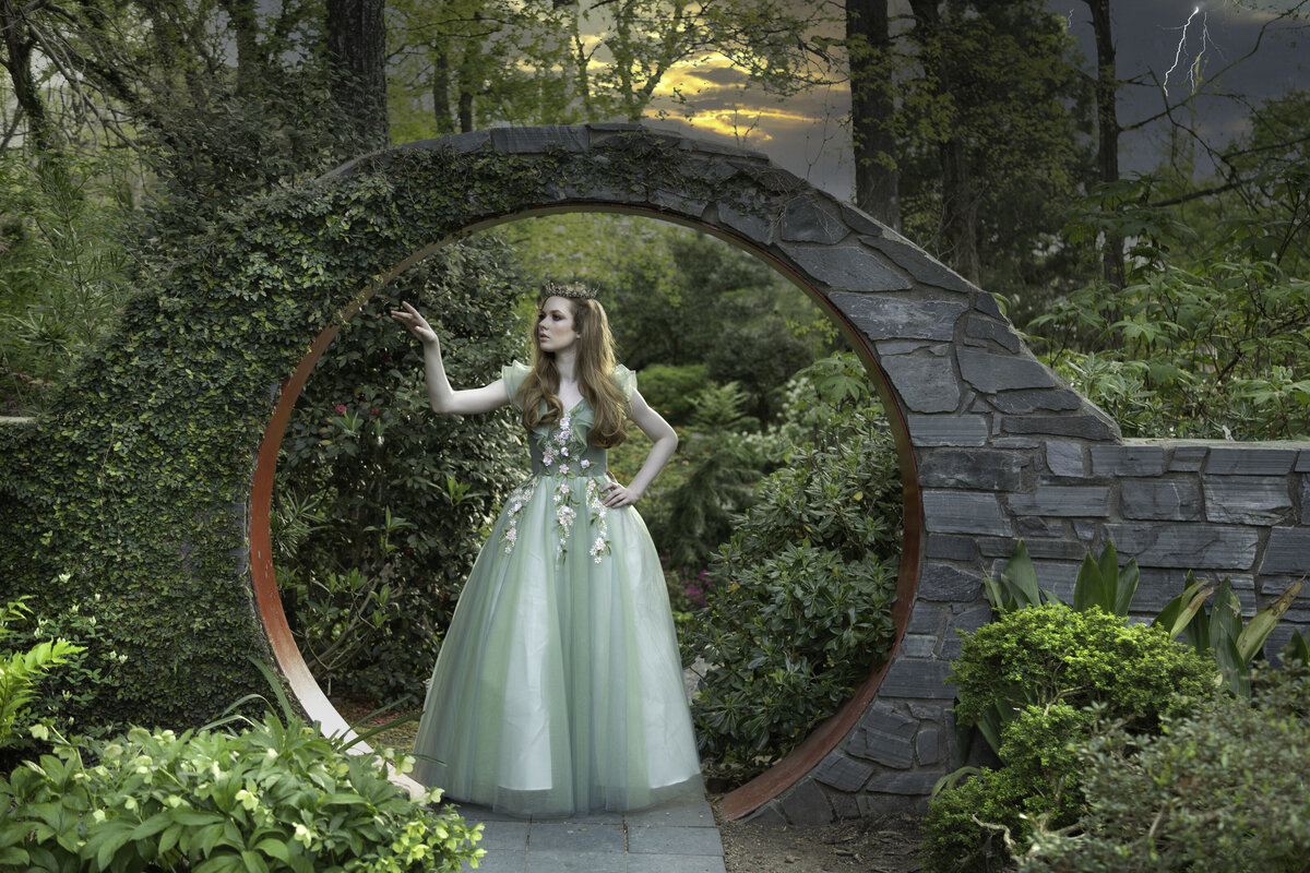 Charlotte Fantasy Enchanted Photography in Outdoor Setting