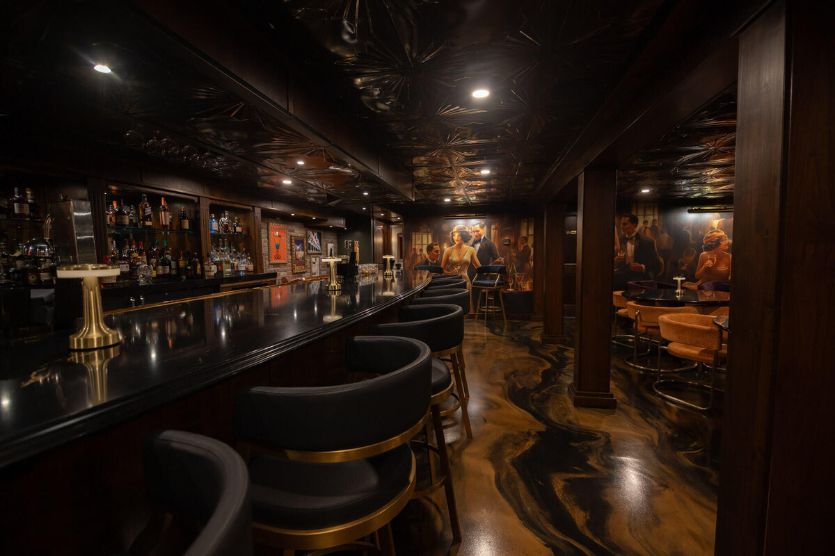 speakeasy bar stools for restaurant