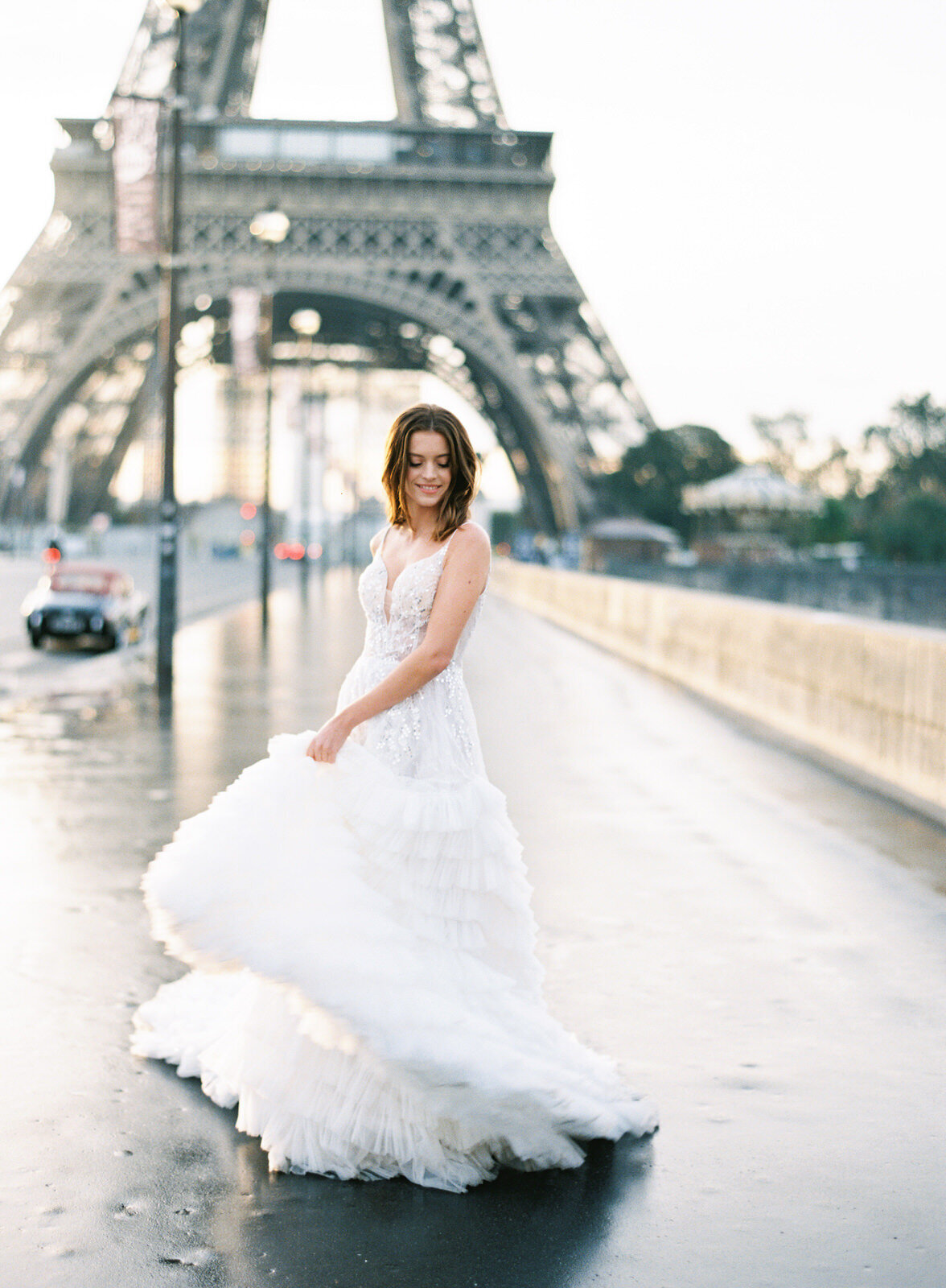 Modern Film Wedding Photography in Paris France 4