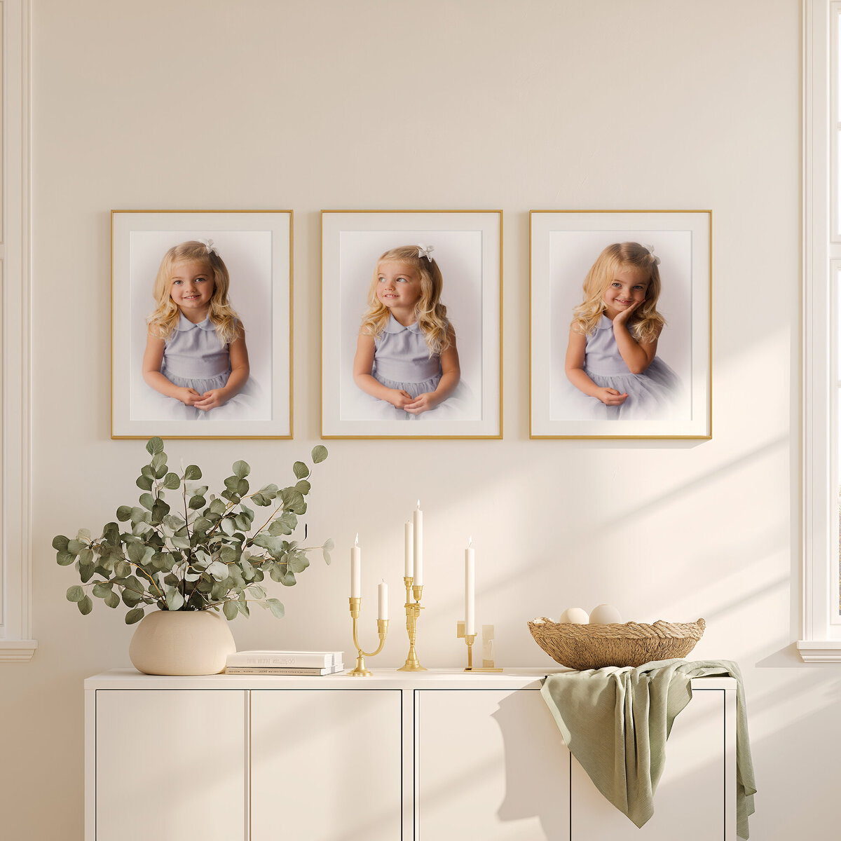 Siblings pose for Heirloom Portrait in Charleston, SC Photo Studio.
