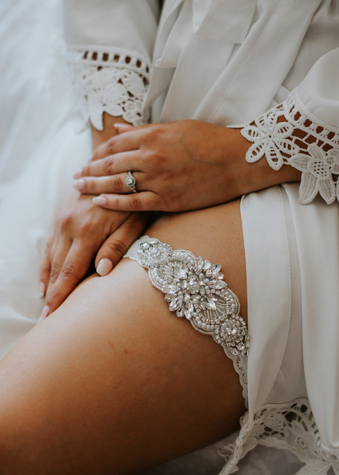 bridal photography garter