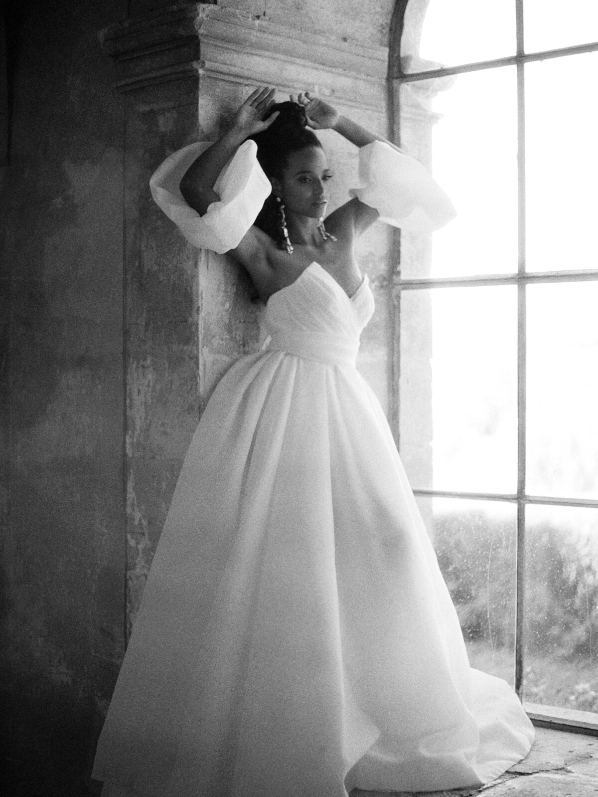 Bridal editorial at Chartreuse de Valbonne in Provence, France - 18