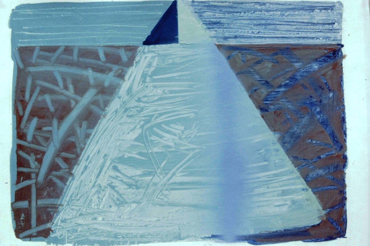 Safet Zone Hiding, 1989 - oil on paper - approx. 53 x 67 cm_11zon