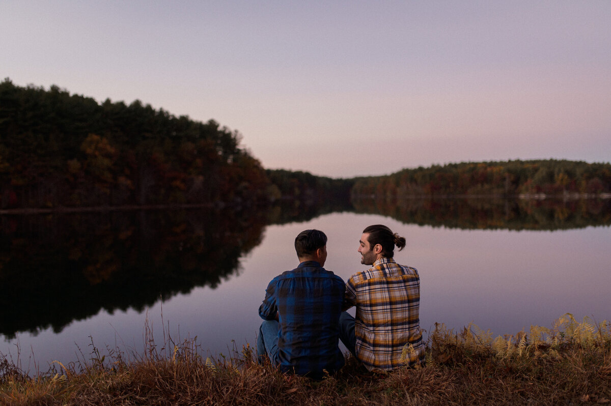 boston-engagement-photographers-boston-park-forest-gay-lgbtq-pond-lake-engagement