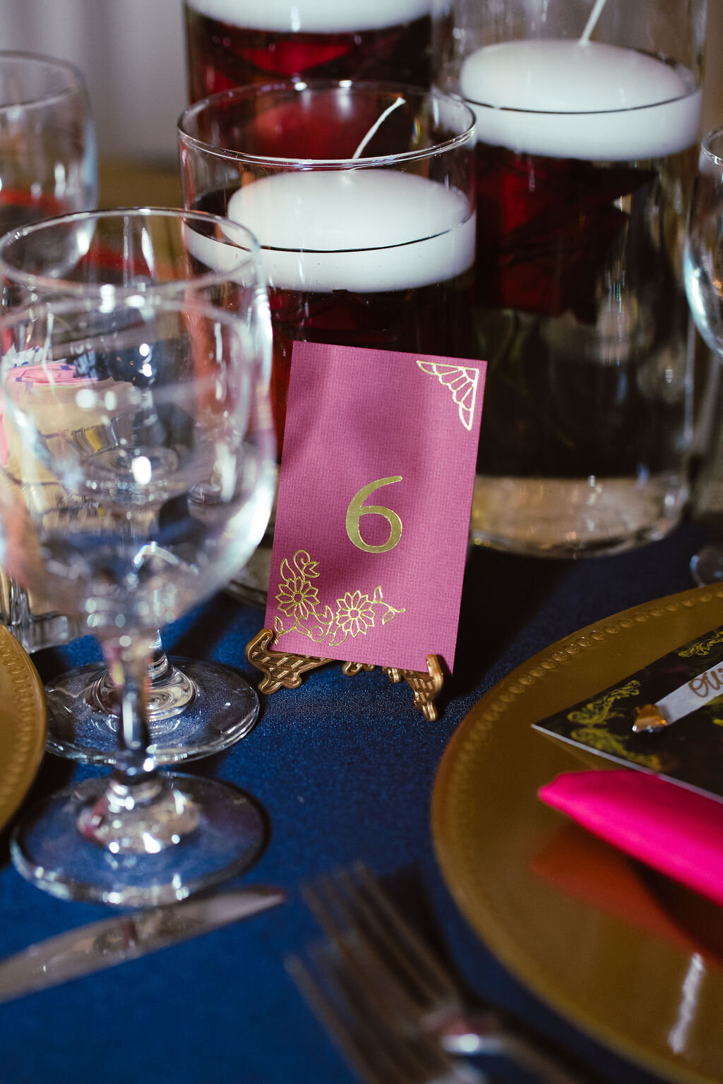 reception simple centerpieces