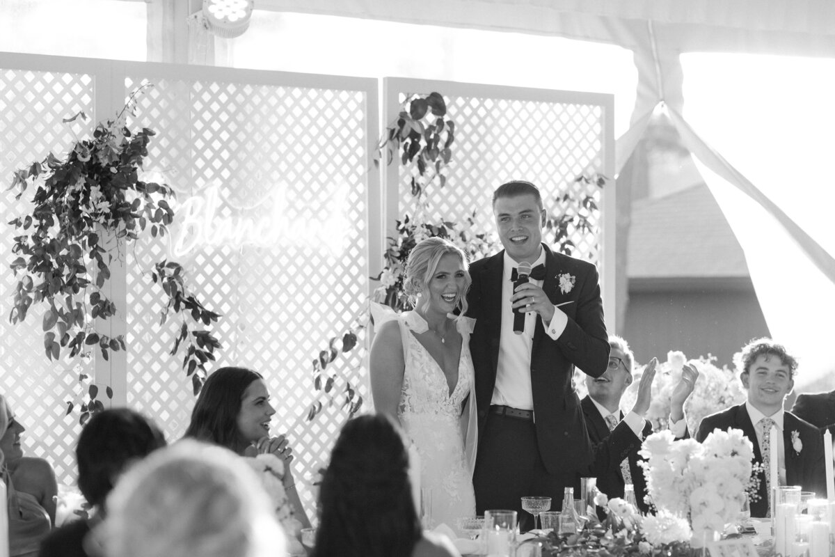 Morgan + Evan Wedding Dances, Toasts, Cake-Mariah Jones Photography-58