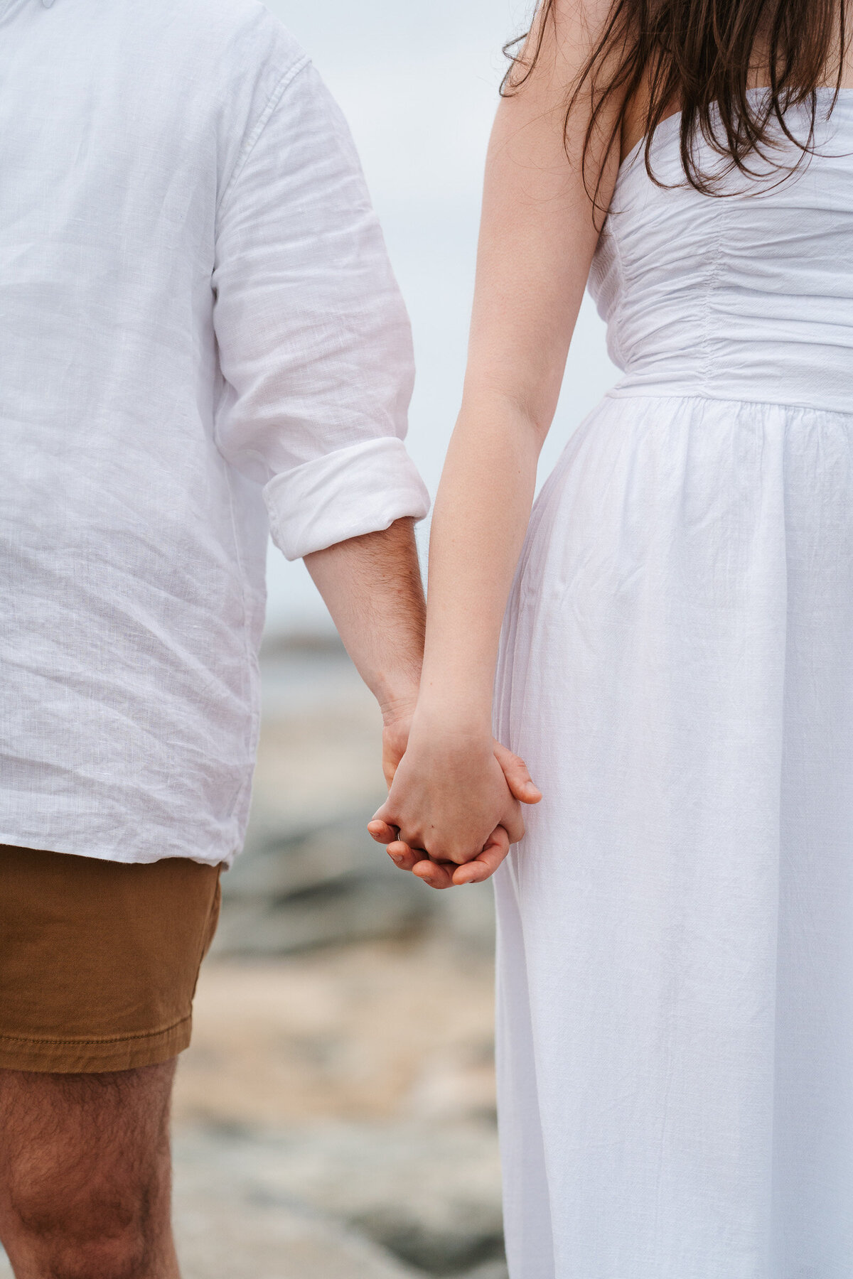 Rockport MA engagement photographer capturing scenic waterfront portraits