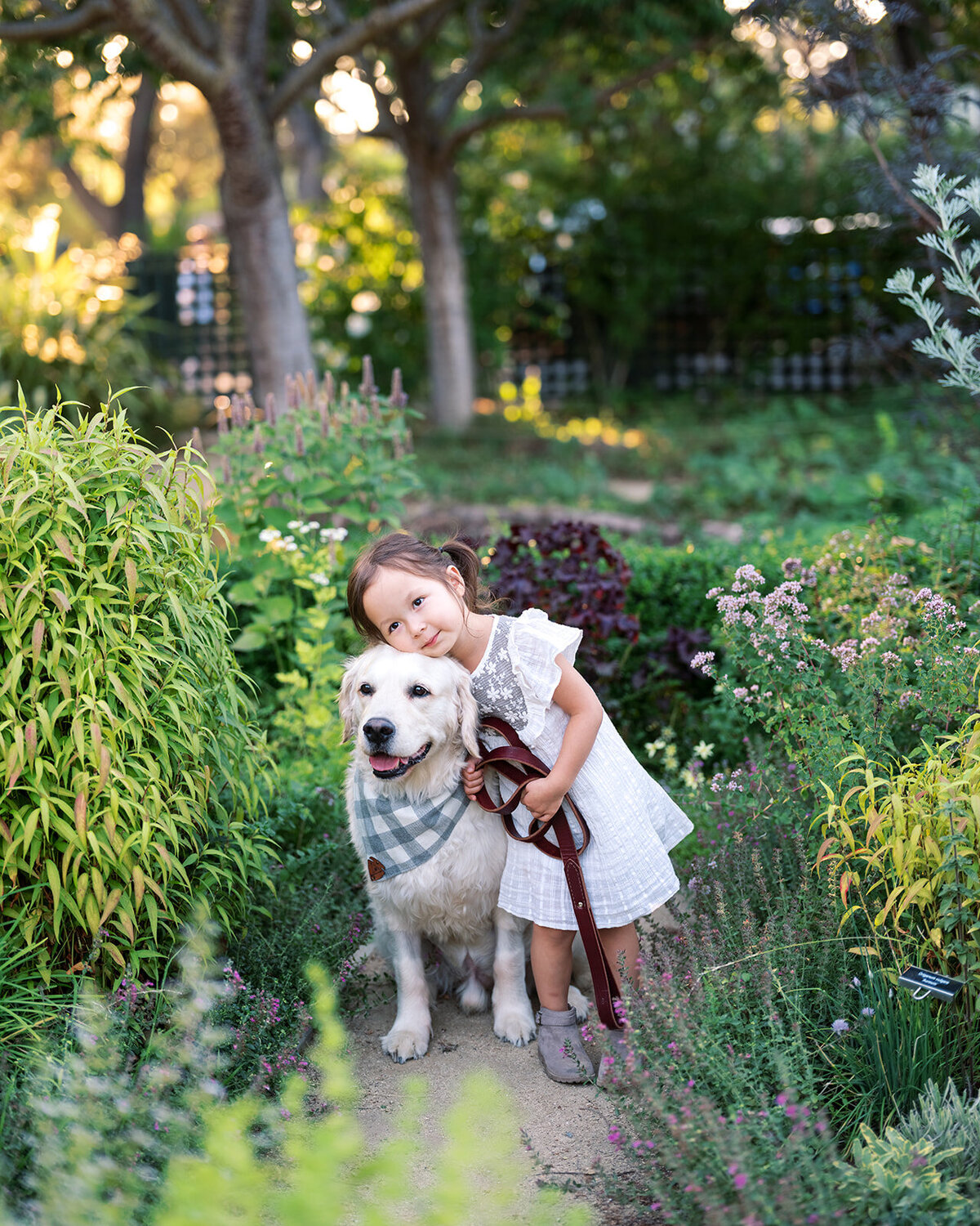 Family photos Gamble Garden Palo Alto summer session Bay Area photographer
