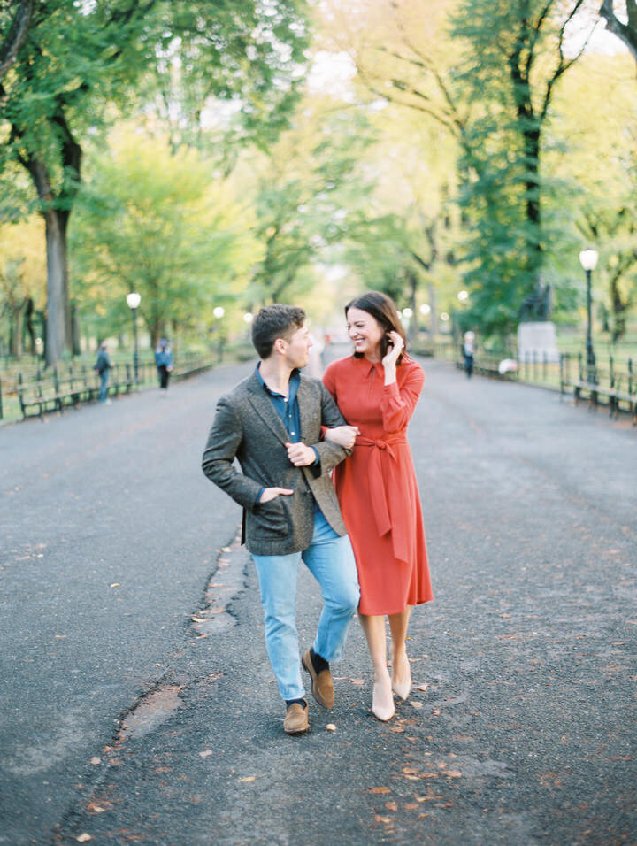 Central Park Engagement Photos