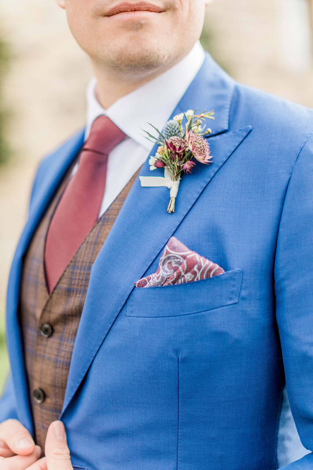 contemporary wedding buttonholes edinburgh