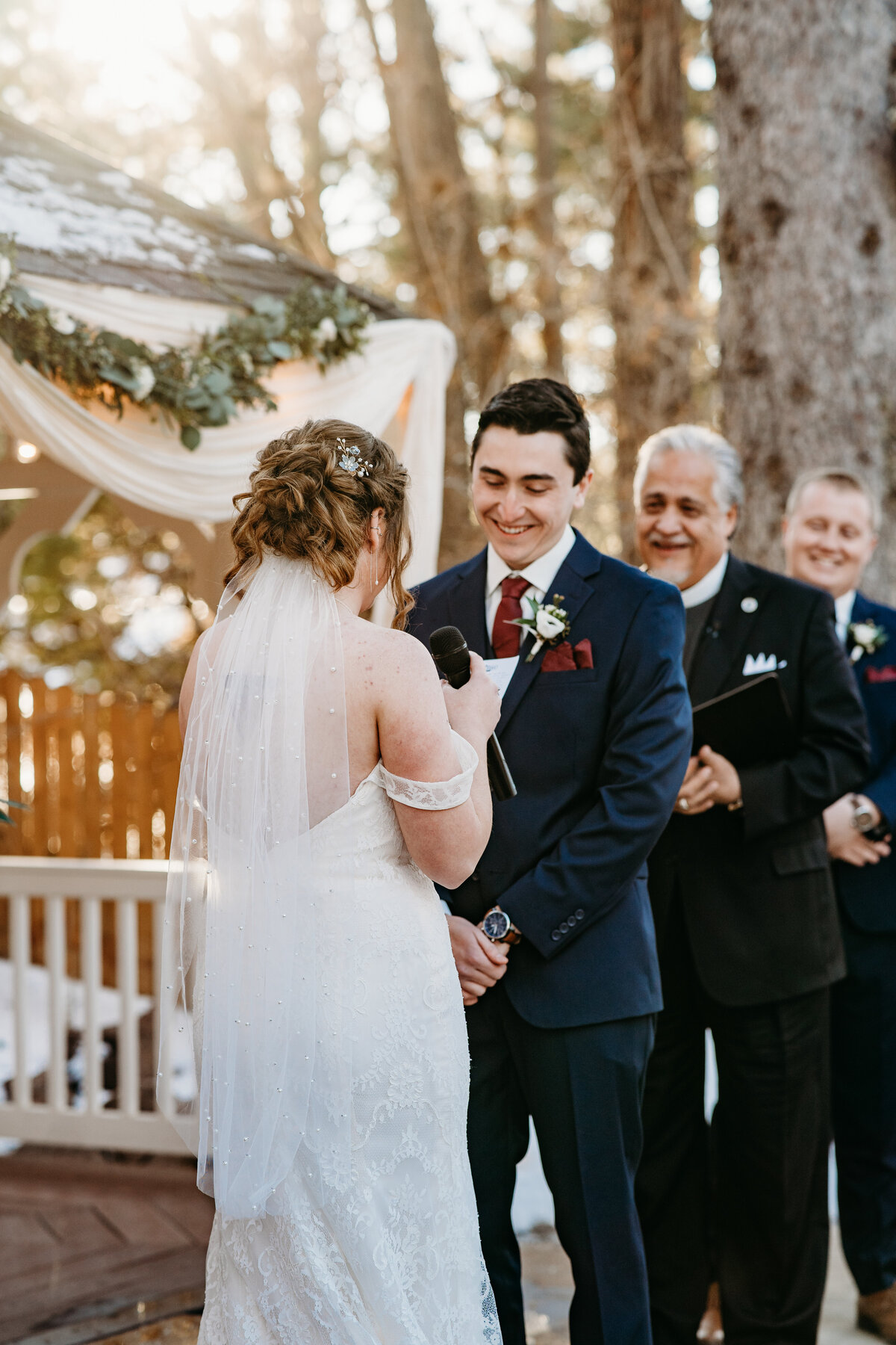 Winter wedding Fort Collins Colorado Tapestry House Laporte, Co