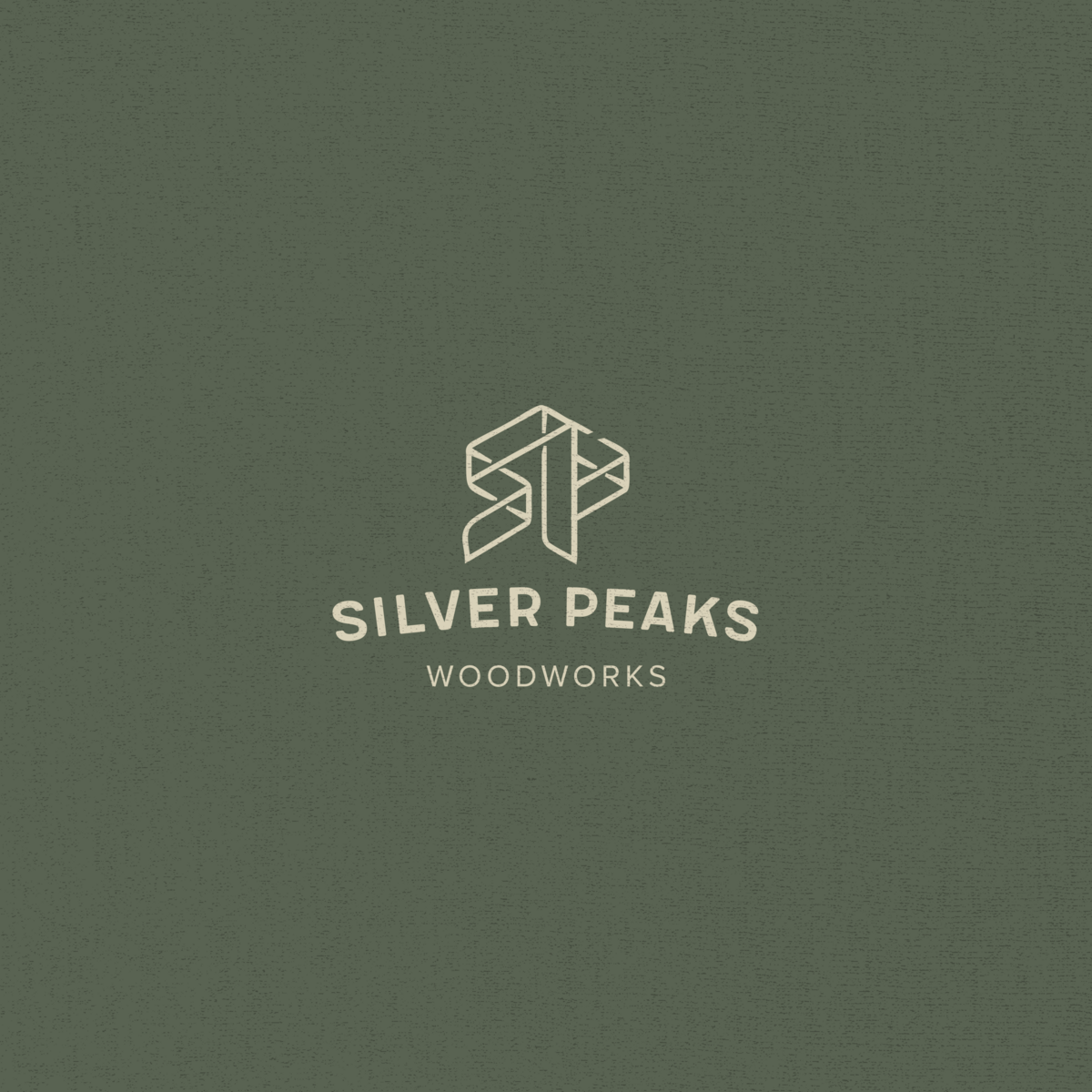 Silver Peaks Woodworks brand design
